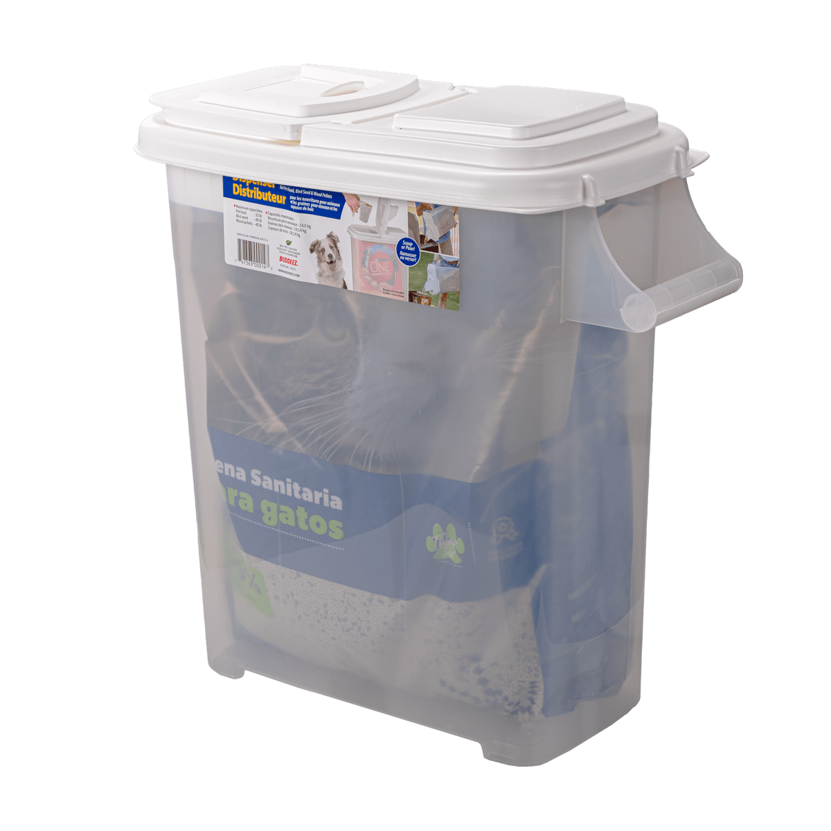 Dispensador de alimento 30 L (aprox 12Kg) BPA free - Buddeez3