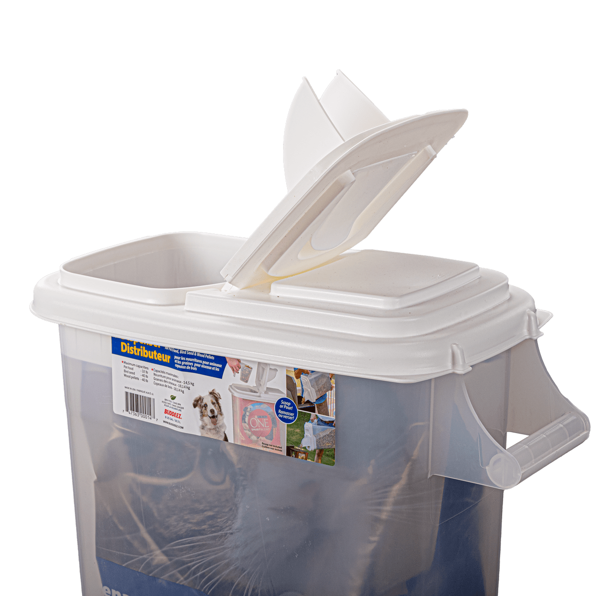 Dispensador de alimento 30 L (aprox 12Kg) BPA free - Buddeez5