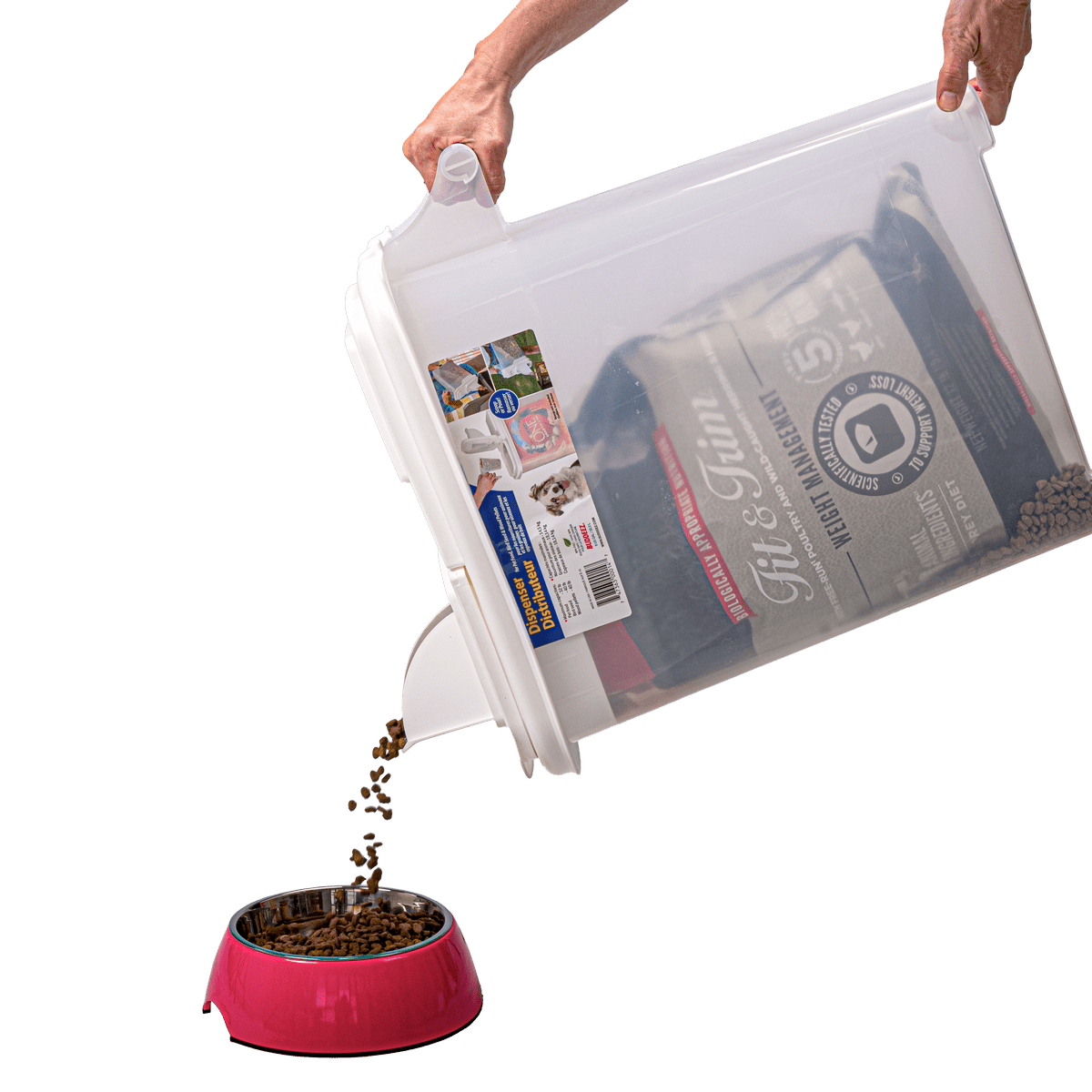 Dispensador de alimento 30 L (aprox 12Kg) BPA free - Buddeez2