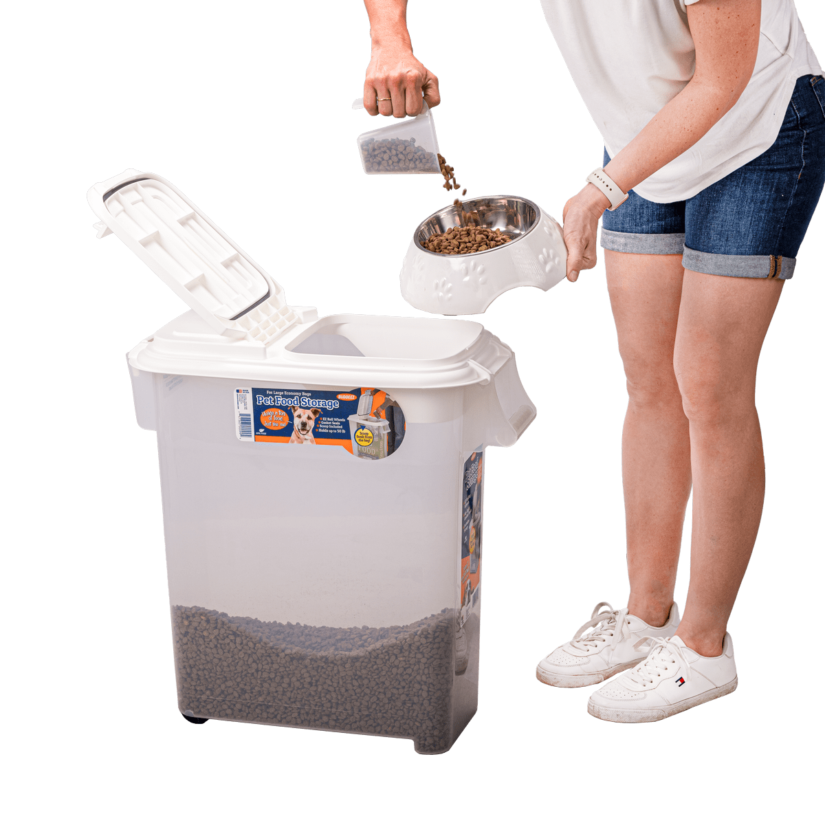 Dispensador de alimento 47 L (22 kg aprox) - Buddeez3