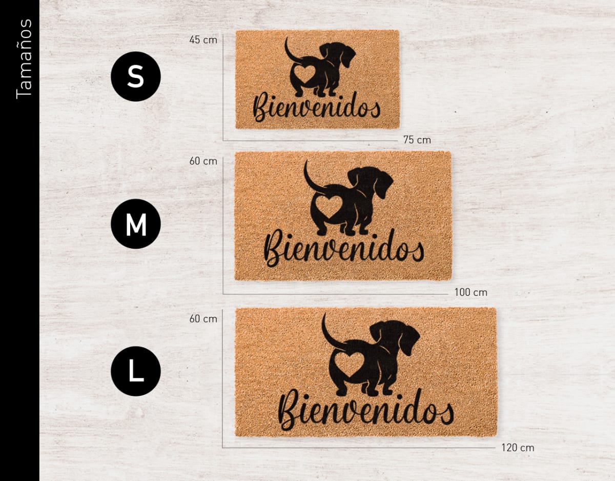 Felpudo Kokomat Bienvenidos Salchicha3