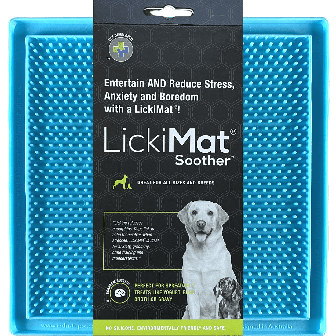 LickiMat Classic Soother Tapete Interactivo para Alimento Húmedo - Colores1