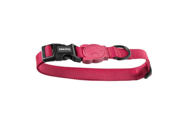Zeedog Collar Bordeau1
