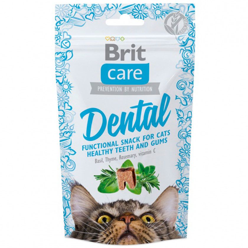 BRIT CARE Cat Sncak Dental functional 50 G1