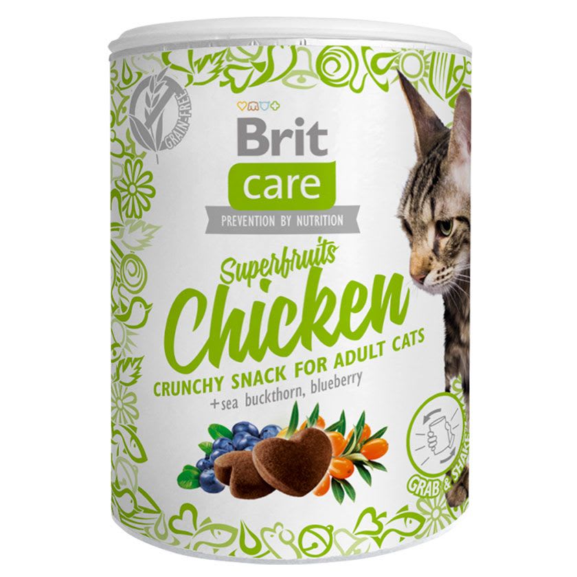 BRIT CARE Cat Snack Superfruits chicken 100 G1