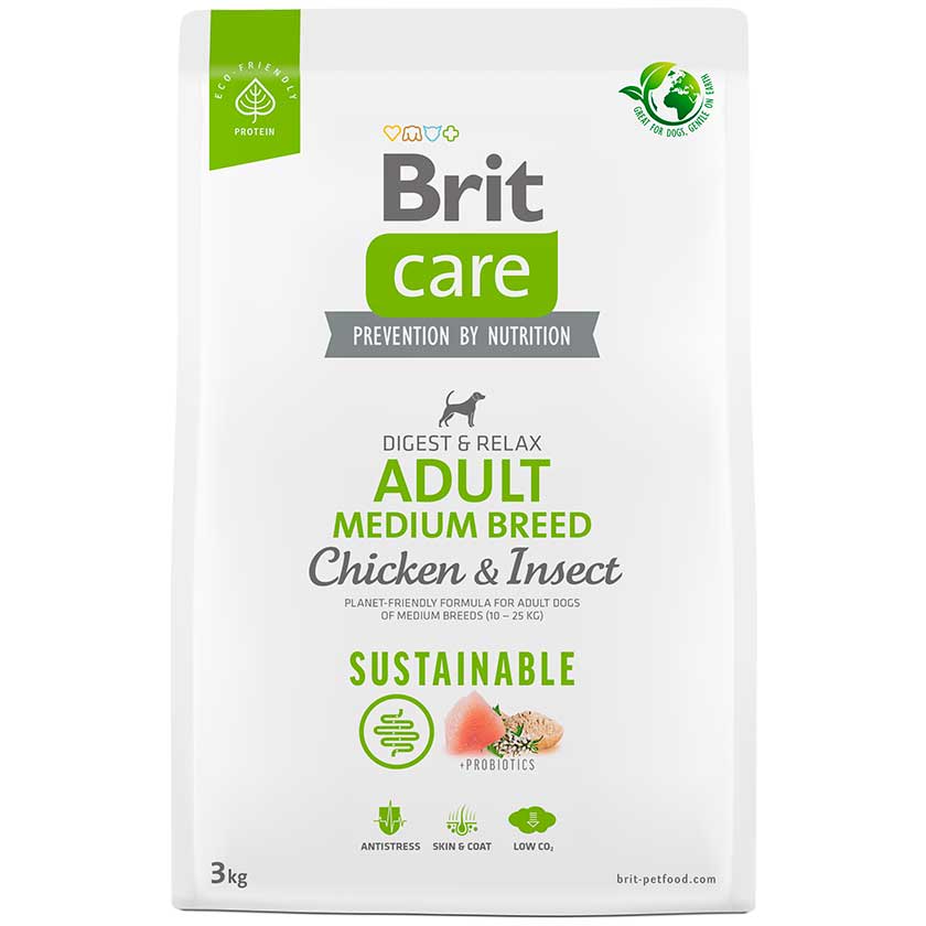 BRIT CARE Dog Chicken & Insect adult Medium Breed3