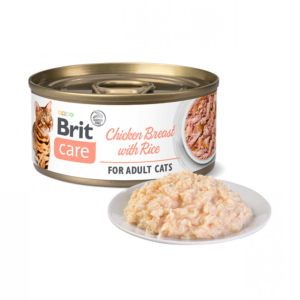 BRIT CARE Cat Chicken Breast with rice 70 G1