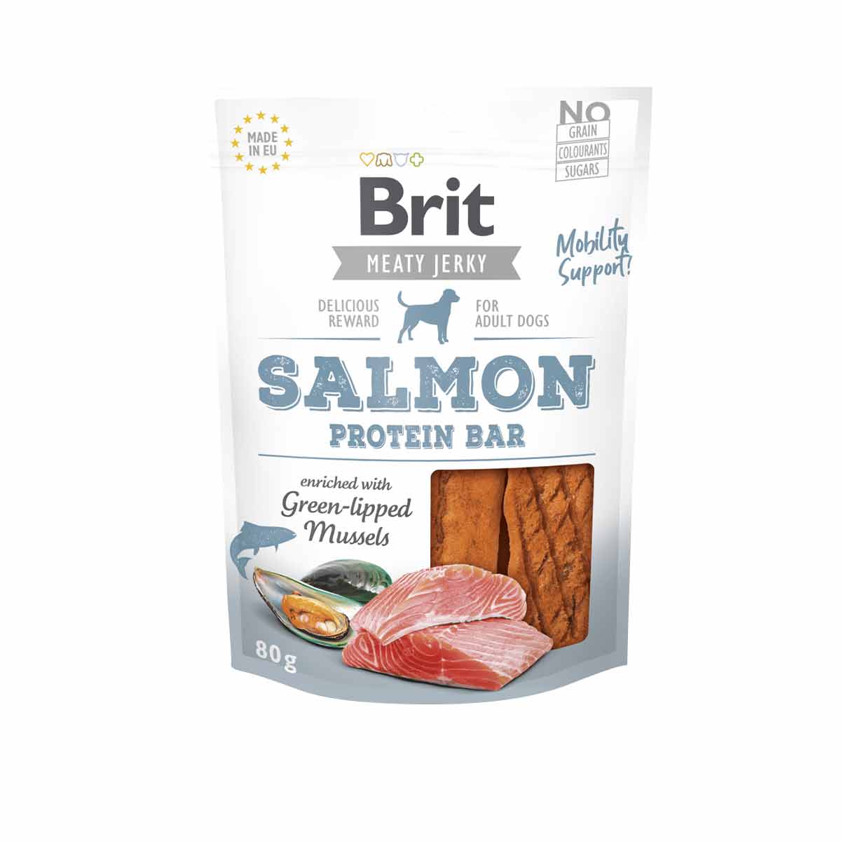 BRIT Jerky Snack Salmon protein bar for dogs 80 Gr1