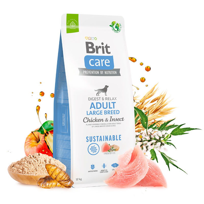 BRIT CARE Dog Chicken & Insect adult Large Breed1