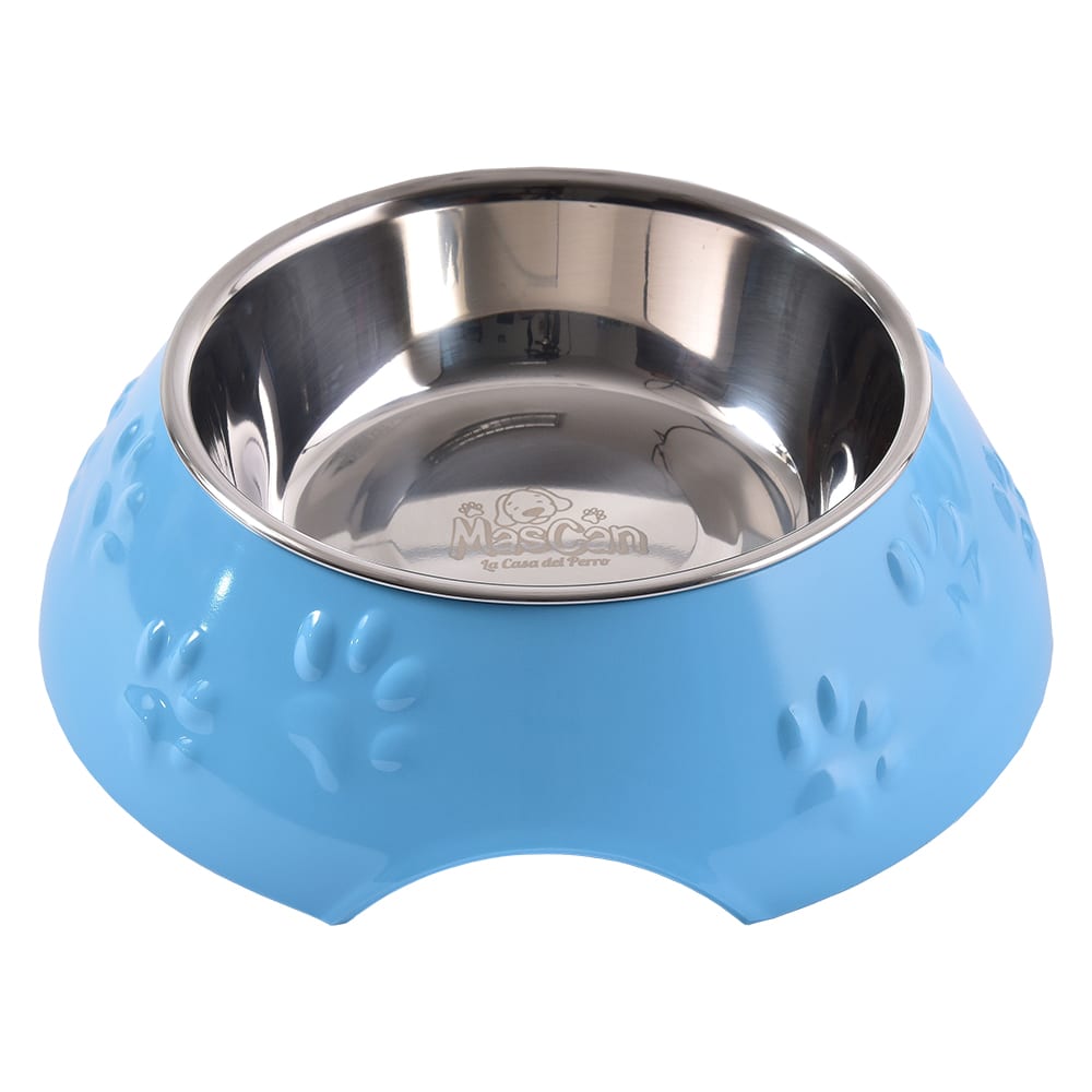 Plato Huellitas Para Perro Mascan2