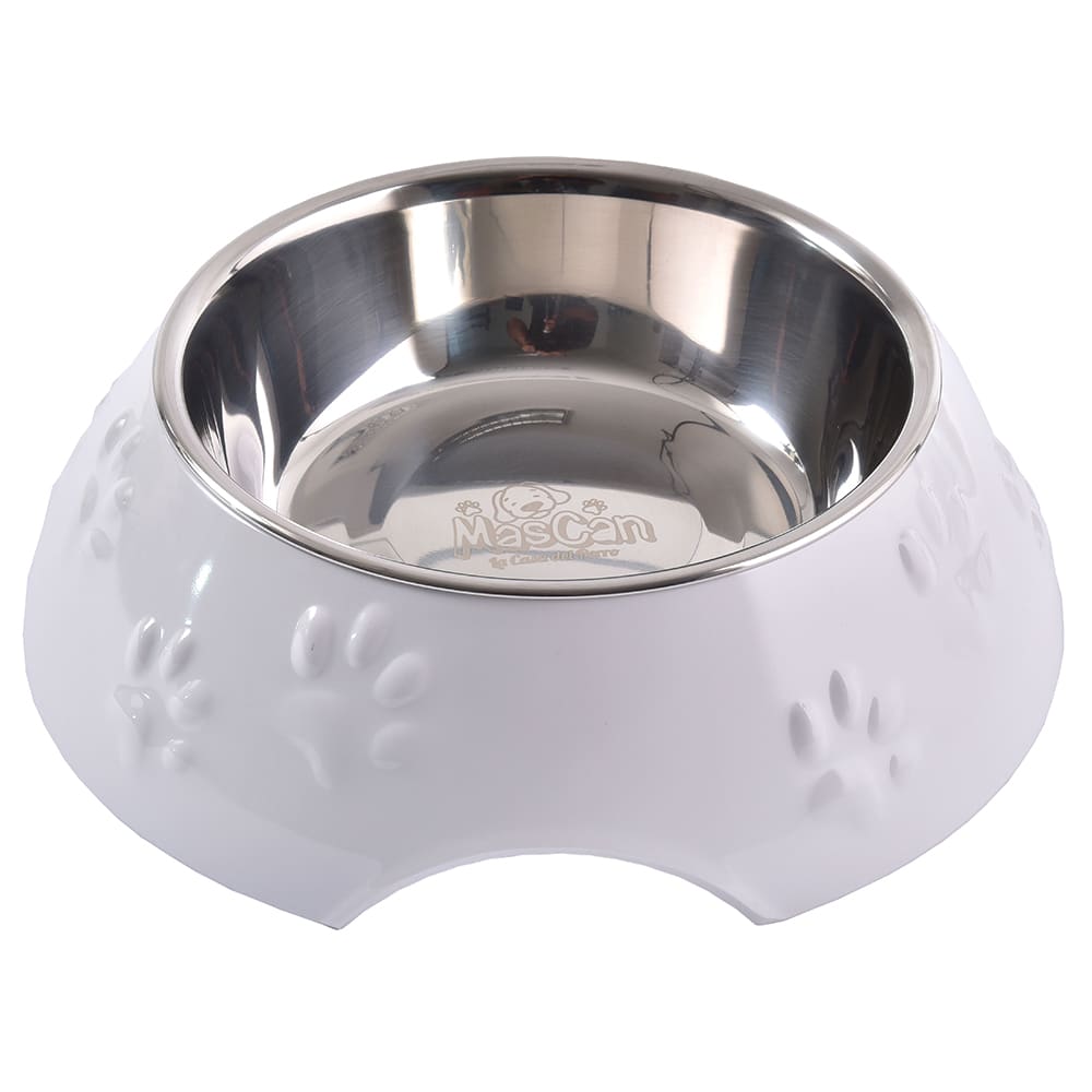 Plato Huellitas Para Perro Mascan4