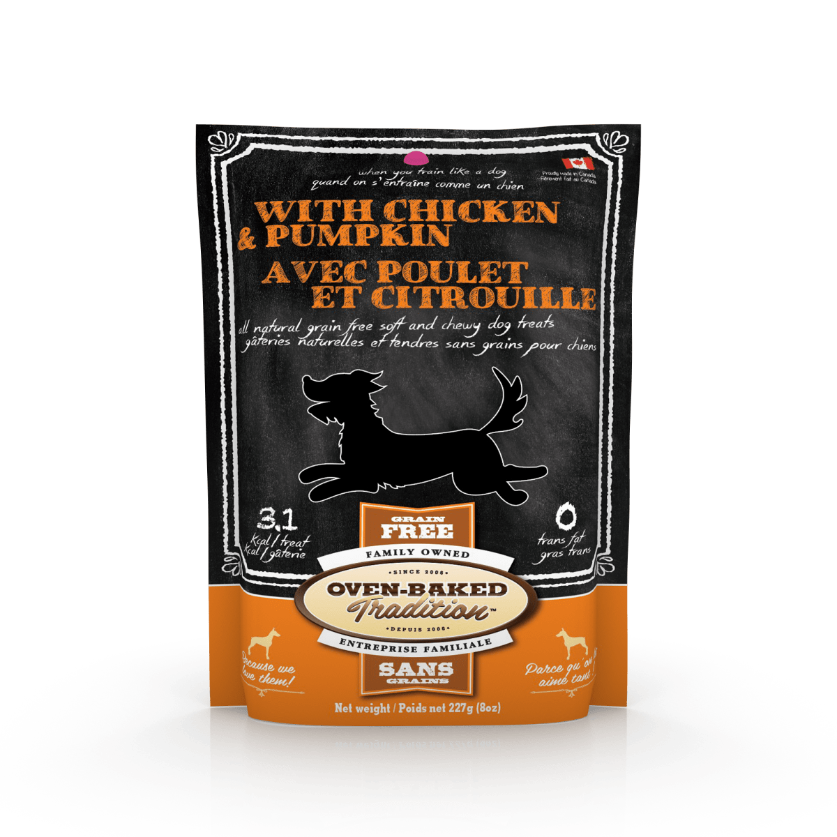Oven Baked Snack Dog Treat Chicken And Pumkin (pollo - calabaza)1
