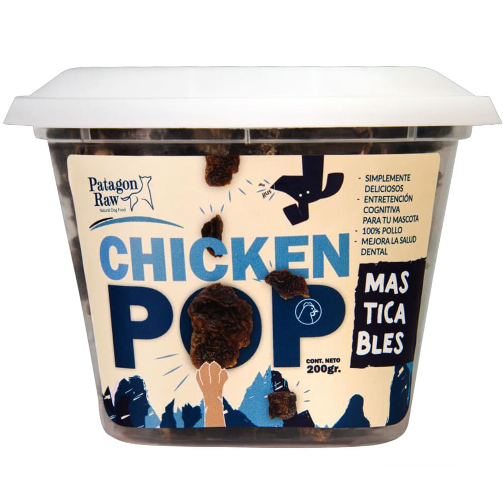 Chicken Pop Patagon raw - Snack masticable1