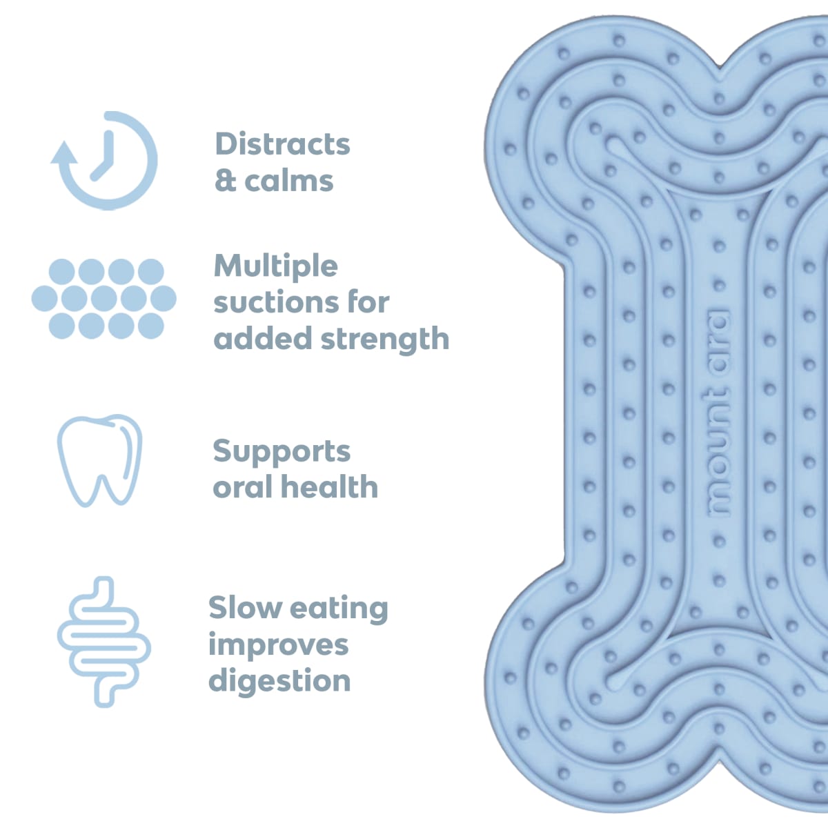 Mat de relajación con ventosas, Mount ara3