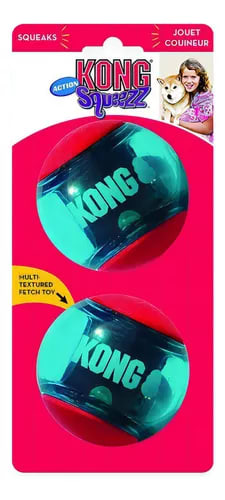 Kong Squeezz Pelota Acción Roja/Azul2