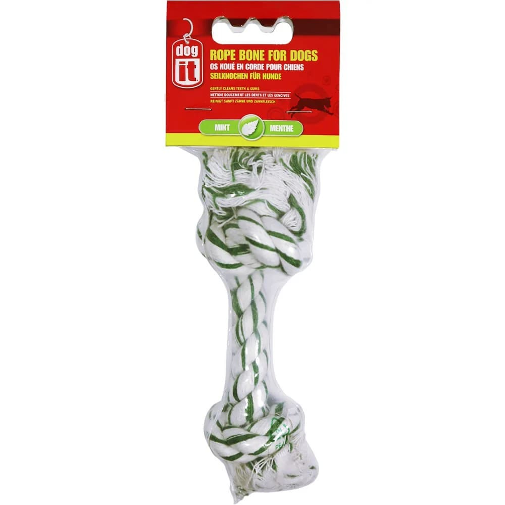 Cuerda con nudos sabor menta, Dog it1