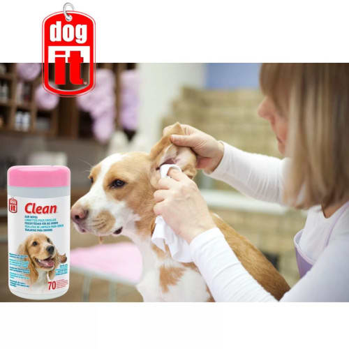 Toallitas DOGIT para limpieza oídos 70 unidades2