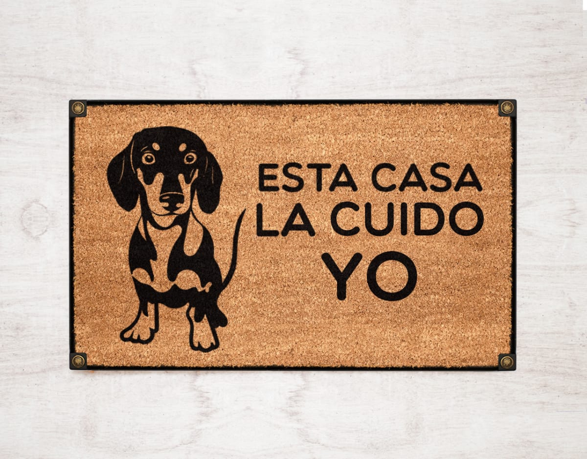 Felpudo Kokomat Esta casa la cuido yo2