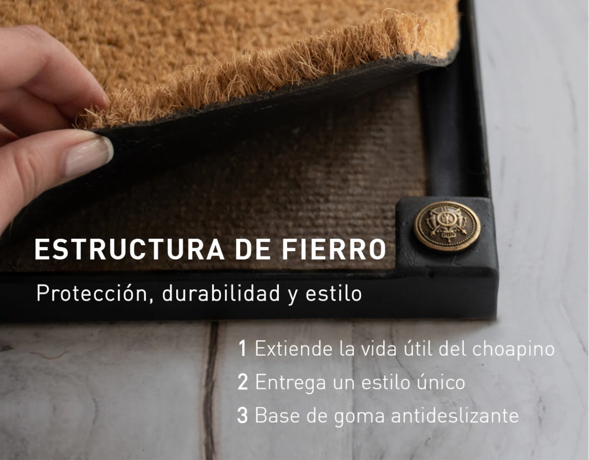 Base de fierro para felpudo Kokomat2