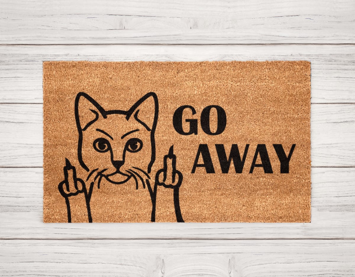 Felpudo Kokomat Go away1