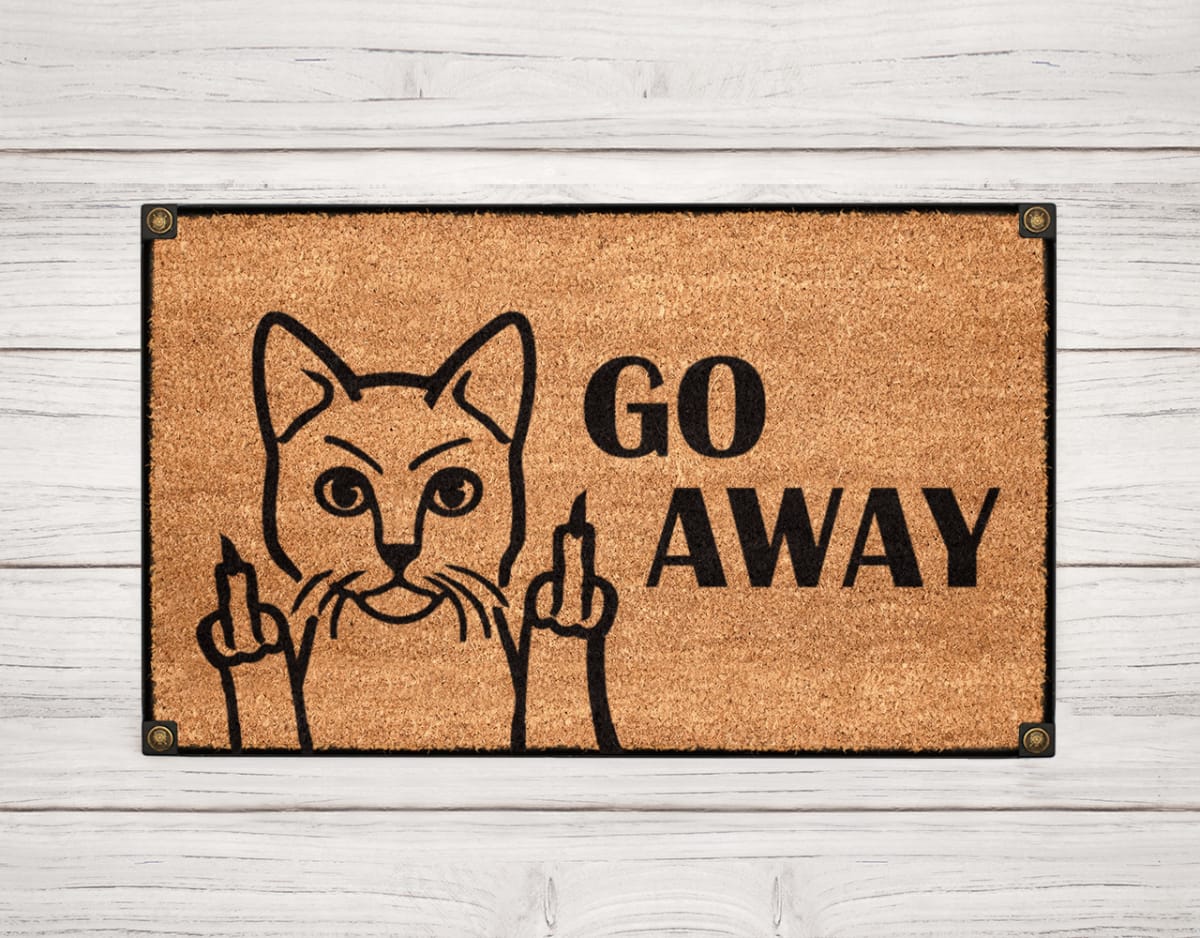 Felpudo Kokomat Go away2