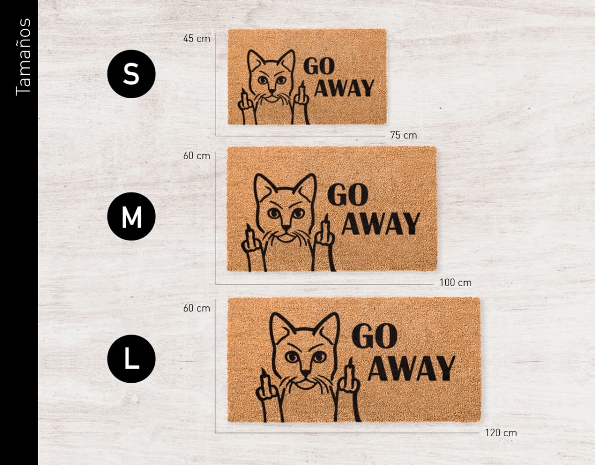 Felpudo Kokomat Go away3