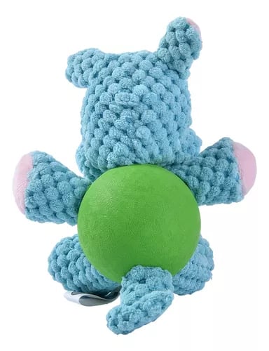 Peluche Plush Con Pelota Mascan Hipopotamo2