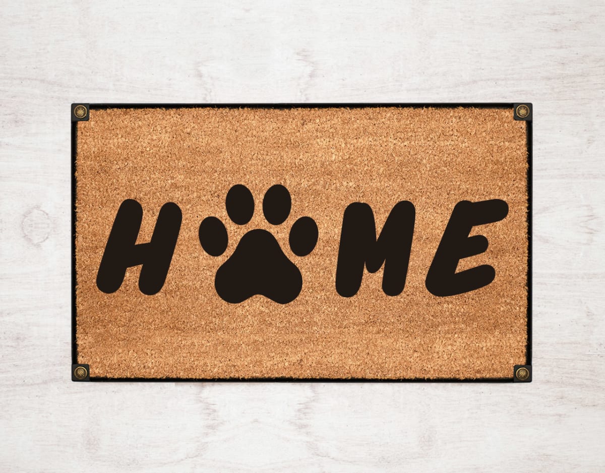 Felpudo Kokomat Home pata perro2