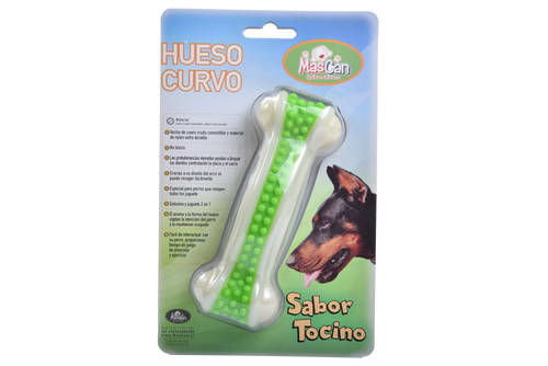Hueso Curvo Sabor Tocino Mascan1