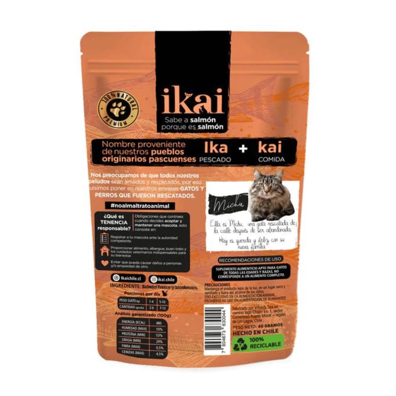 Ikai Snack Salmón Gato 113 G3