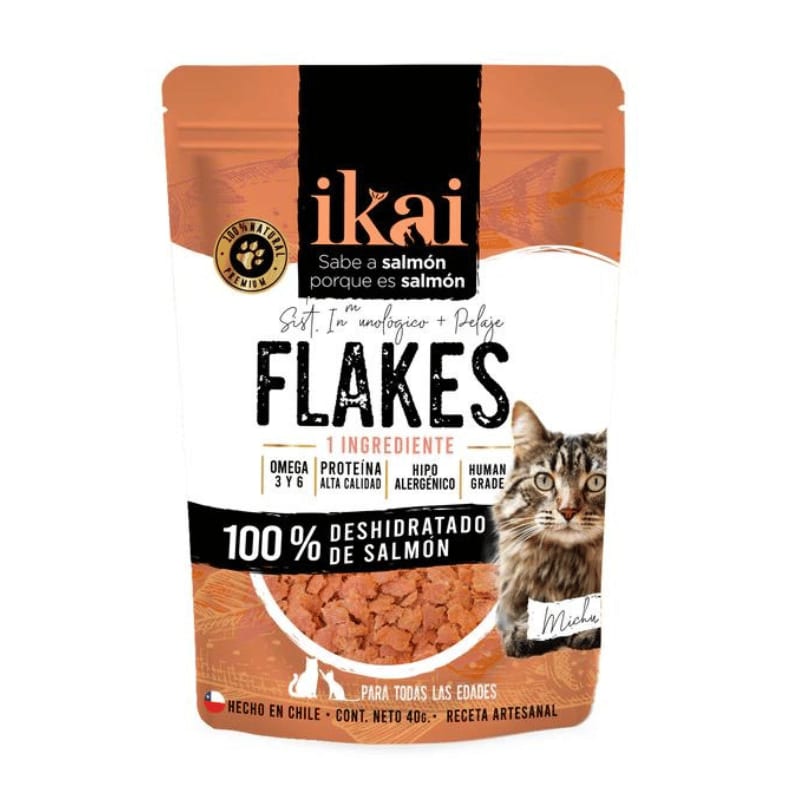 Ikai Snack Salmón Gato 113 G1