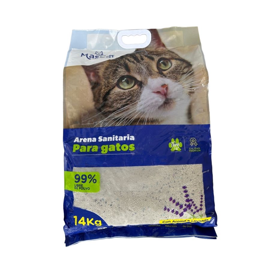Arena sanitaria para gatos Mascat 14 Kg1