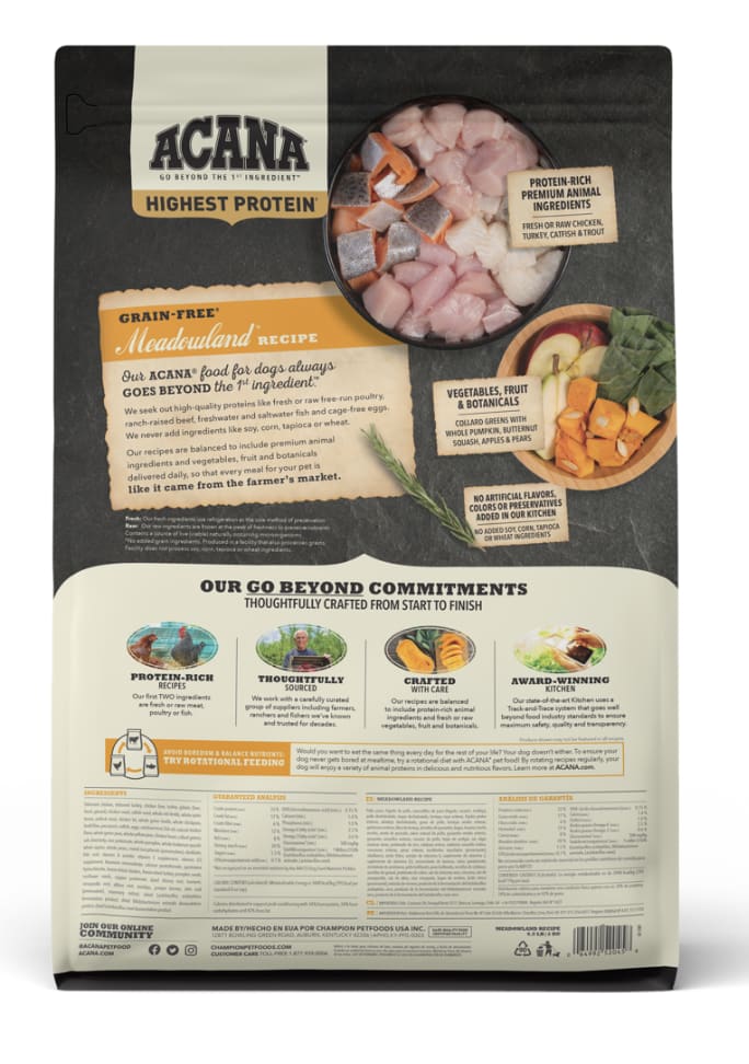 Meadowland Acana Perro2