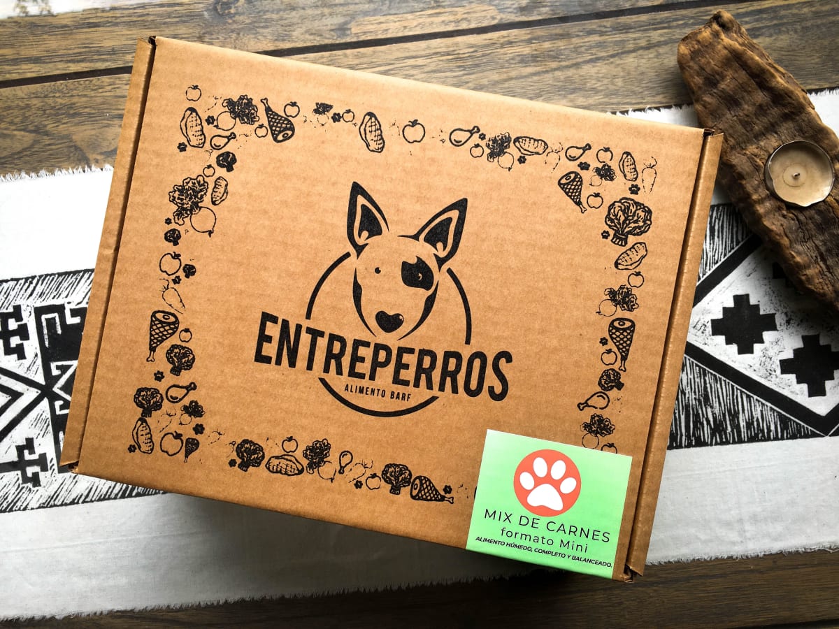 Alimento crudo Entreperros - Mix de carnes razas pequeñas 2,1 Kg1