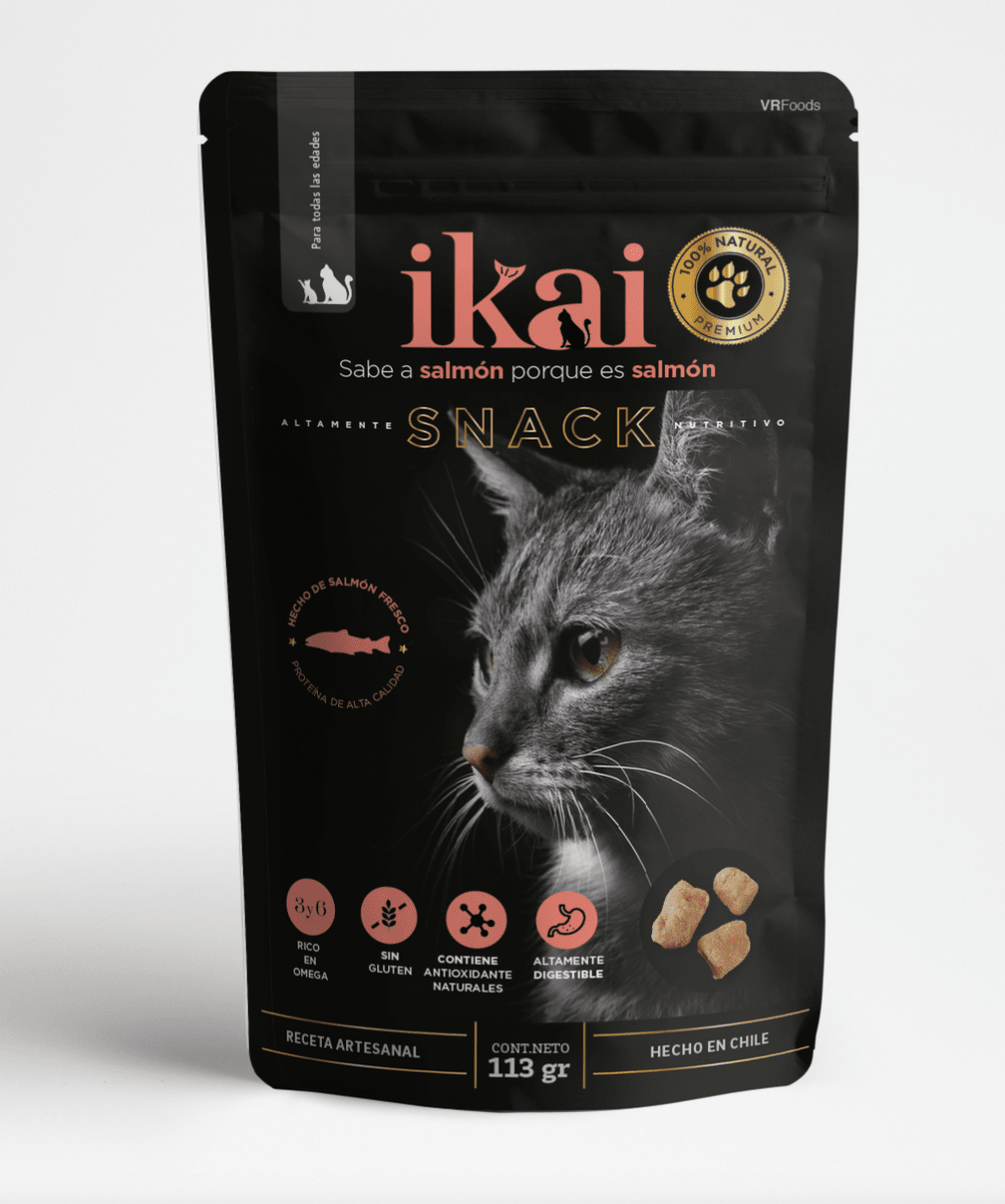 Ikai Snack Salmón Gato 113 G2