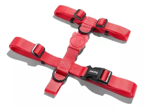 Zeedog H Harness Neon Coral2