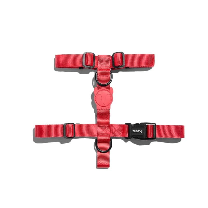 Zeedog H Harness Neon Coral1