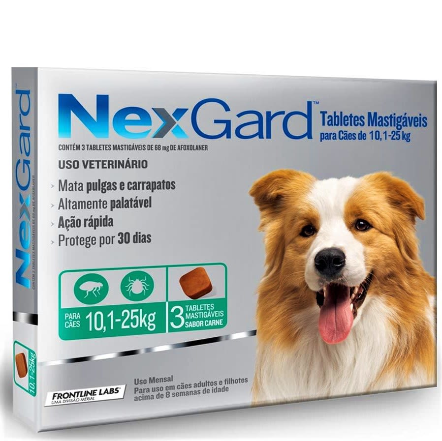 Nexgard 3 Tabletas. Antiparasitario externo perro4