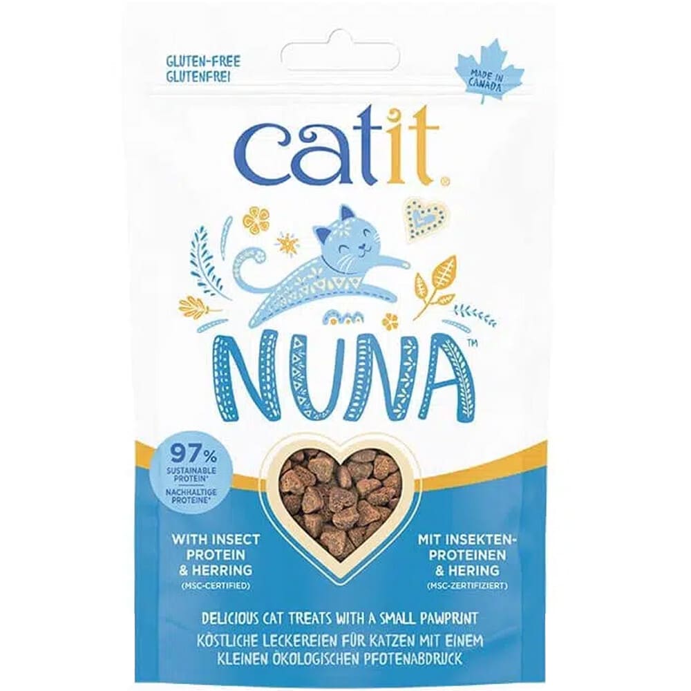 Snack Nuna Proteína de Insectos con Arenque para Gato - Catit1