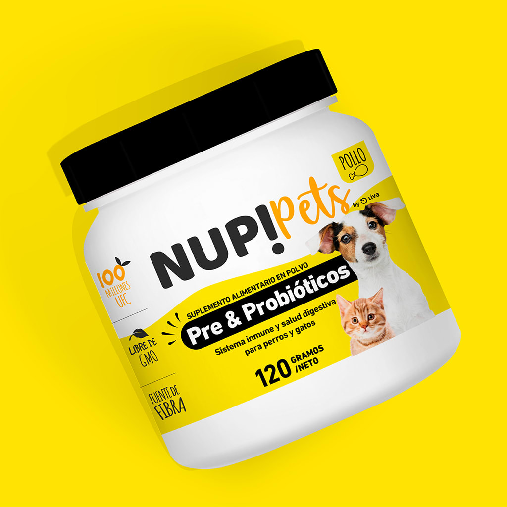 Nup! Pets Pre & Probióticos 120 Gr Pollo2