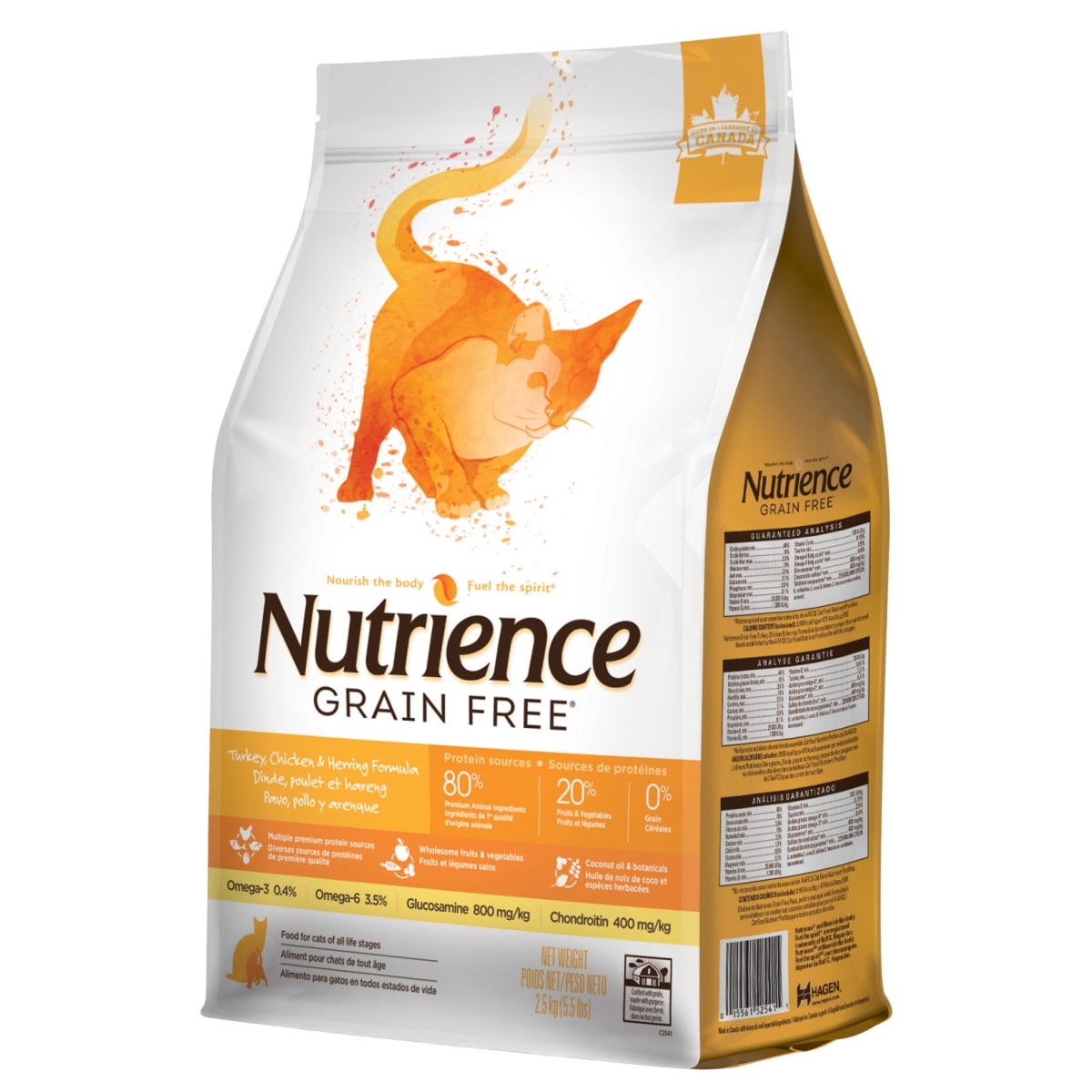 Nutrience Grain Free Cat Pavo/Pollo/Arenque2
