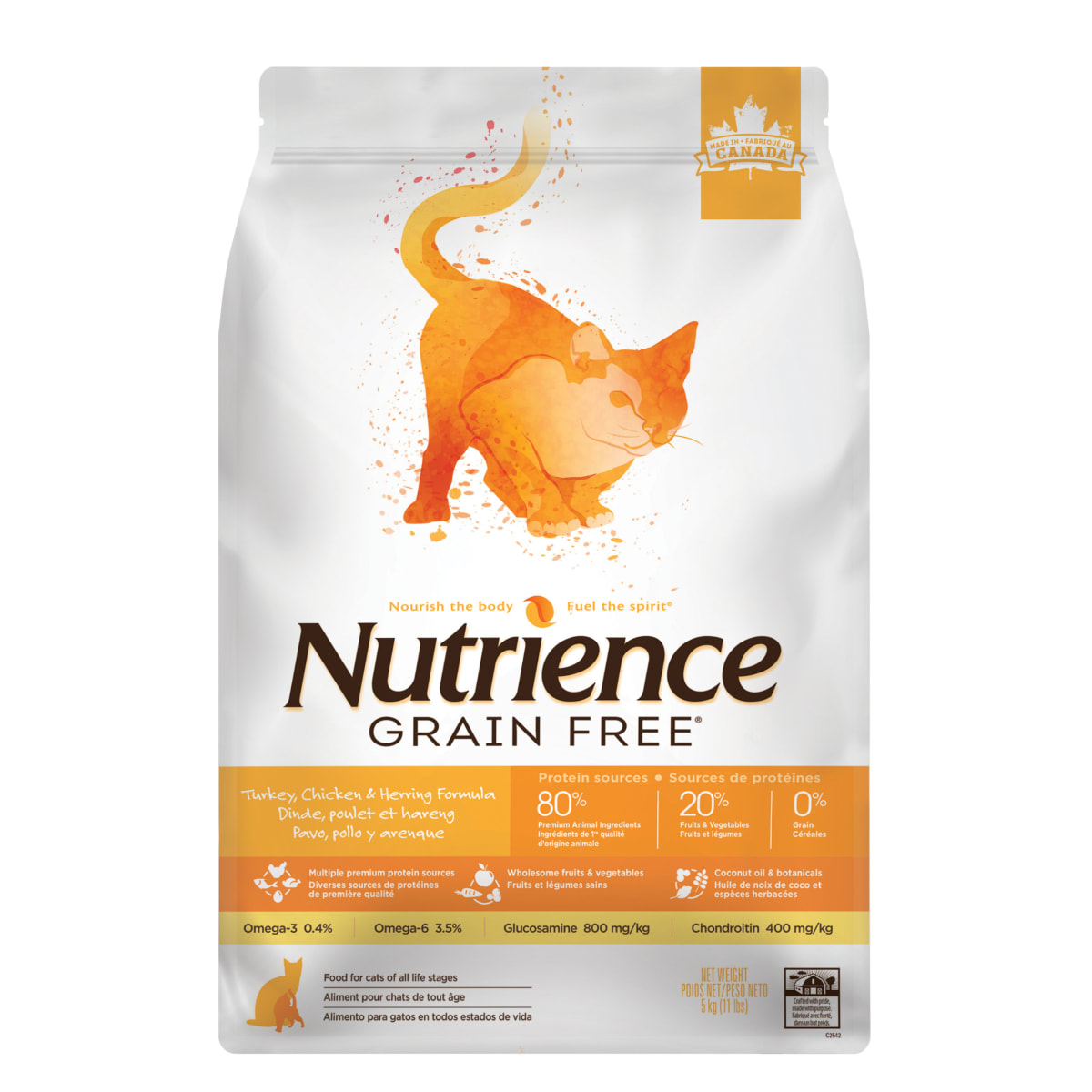 Nutrience Grain Free Cat Pavo/Pollo/Arenque4