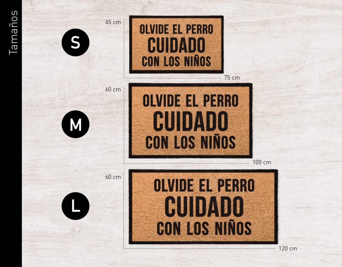 Felpudo Kokomat Cuidado con los niños3