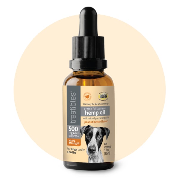 Aceite CBD Treatibles - 500 mg CBD Total - Sabor mantequilla de maní4