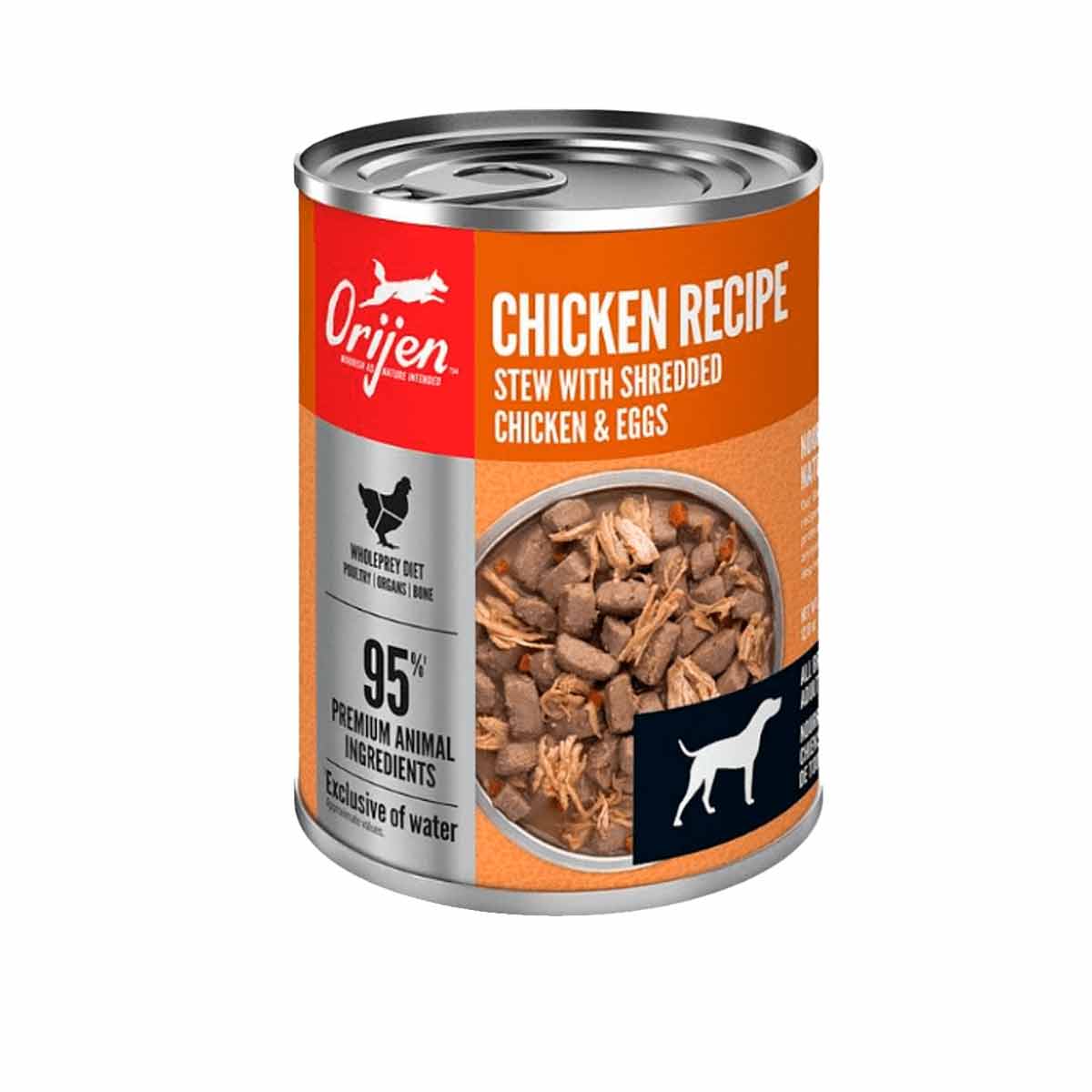 Lata Orijen Húmedo premium Chicken Stew perro1