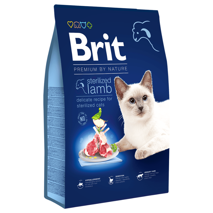 BRIT Premium by Nature Cat Sterilized Lamb 8 Kg1