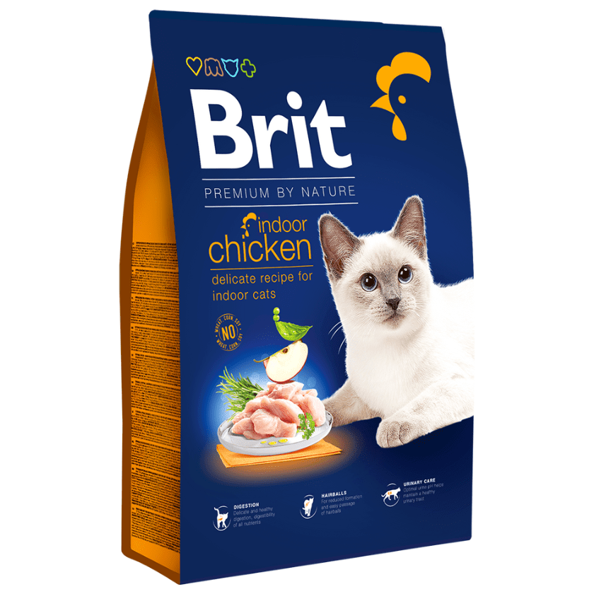 BRIT Premium by Nature Cat Indoor Chicken 8 kg1