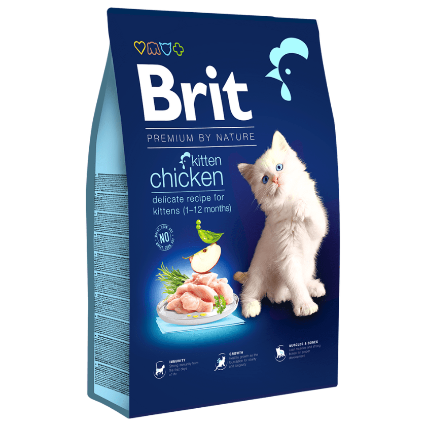BRIT Premium by Nature Cat Kitten Chicken 8 Kg1