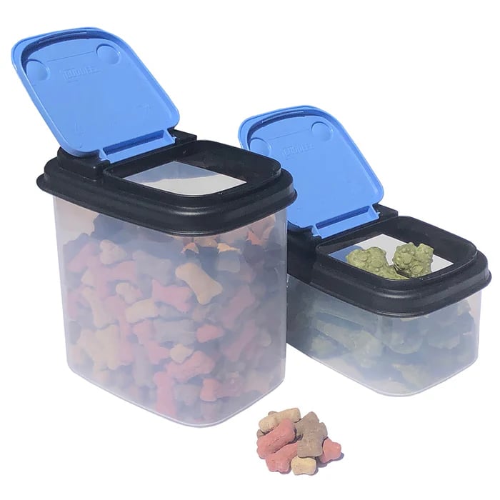 Pack Viaje, 2 contenedores 0,94L (1 Kg aprox) + 0,56L (500 gr aprox) - Buddeez4