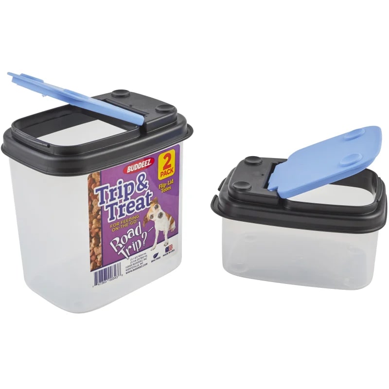 Pack Viaje, 2 contenedores 0,94L (1 Kg aprox) + 0,56L (500 gr aprox) - Buddeez2